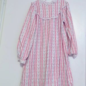 This is a very soft pajama dress and it is perfect for Christmas morning!